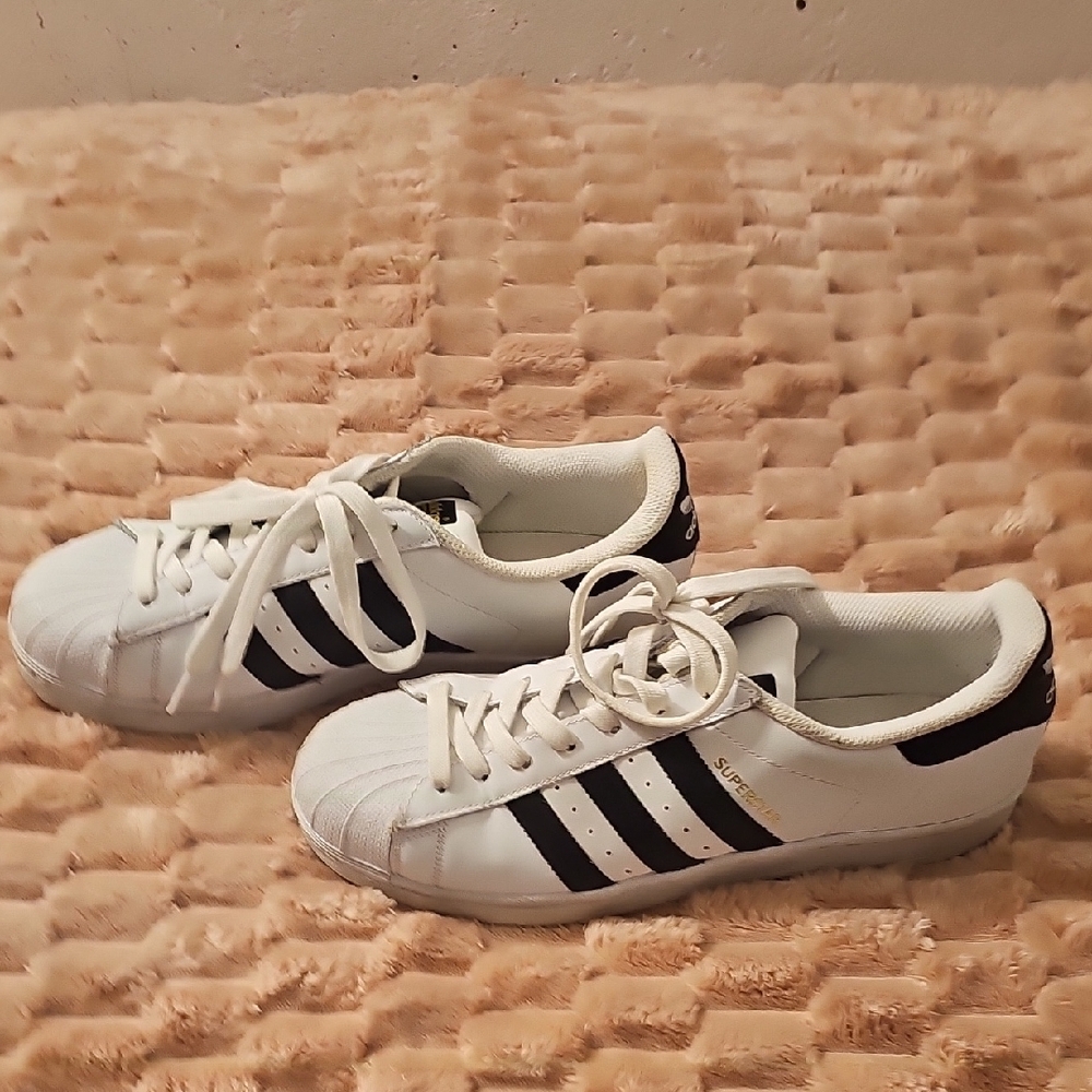 Adidas White and Black Sneakers